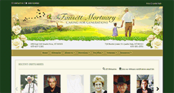 Desktop Screenshot of fausettmortuary.com